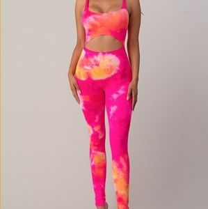 Tie dye jumpsuit